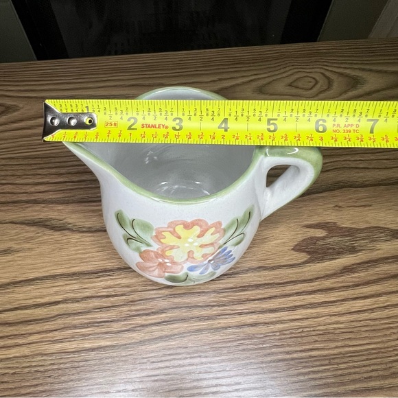 Louisville Stoneware Pottery Pitcher-Floral - Picture 9 of 12